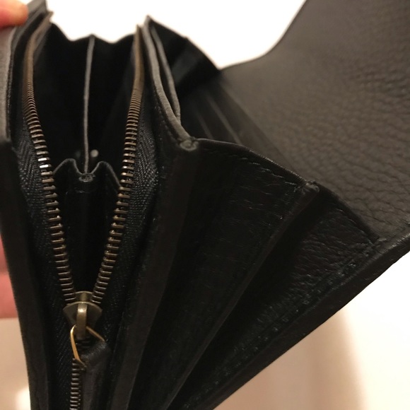 NEW Authentic RARE Gucci Marmont Large/Long Continental Leather Wallet - Picture 11 of 16